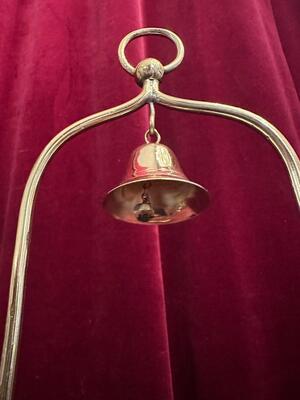 Lantern style Gothic - Style en Brass / Bronze / Polished and Varnished / Glass, France 19 th century ( Anno 1875 )