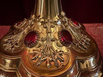 1 Gothic - Style Monstrance With Orignal Lunula