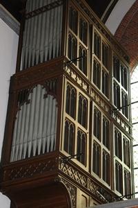 Organ  style Gothic - style en wood oak, Belgium 19th century