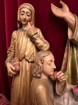 Relief Sculpture style Gothic - Style en Hand - Carved Wood , Atelier: Cuypers Netherlands  19 th century