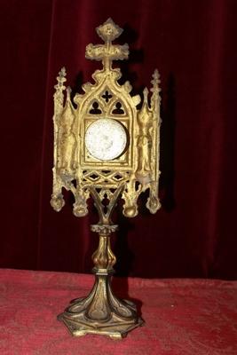 Reliquary style Gothic - style en Bronze / Gilt, France 19th century