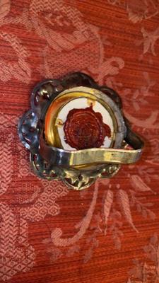 1 Gothic - Style Reliquary - Relic Ex Cappa Magna St. Carolus Borromeus Ep. Card. Cf