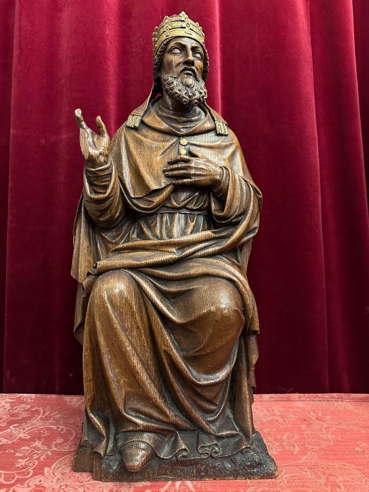 1 Gothic - Style Sculpture Pope