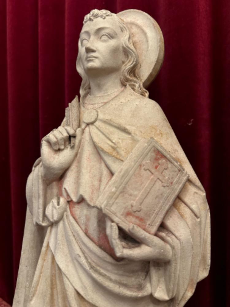 1 Gothic - Style Sculpture St. John Evangelist