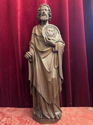 1 Gothic - Style Sculpture St. Marc The Evangelist