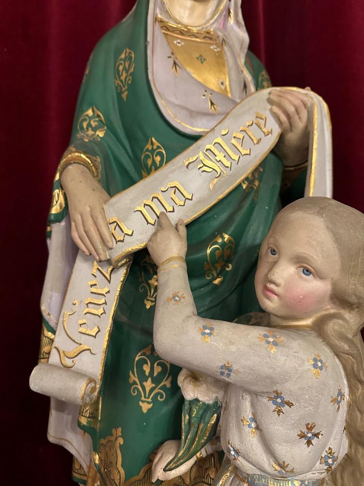 1 Gothic - Style St. Anne Statue