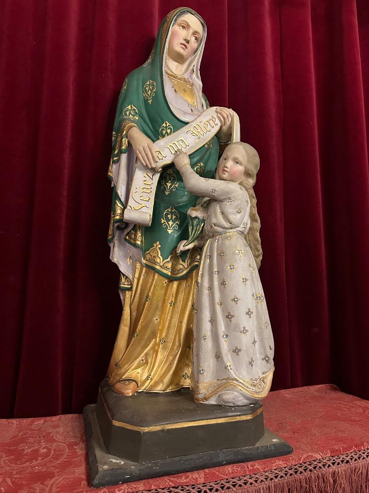 1 Gothic - Style St. Anne Statue