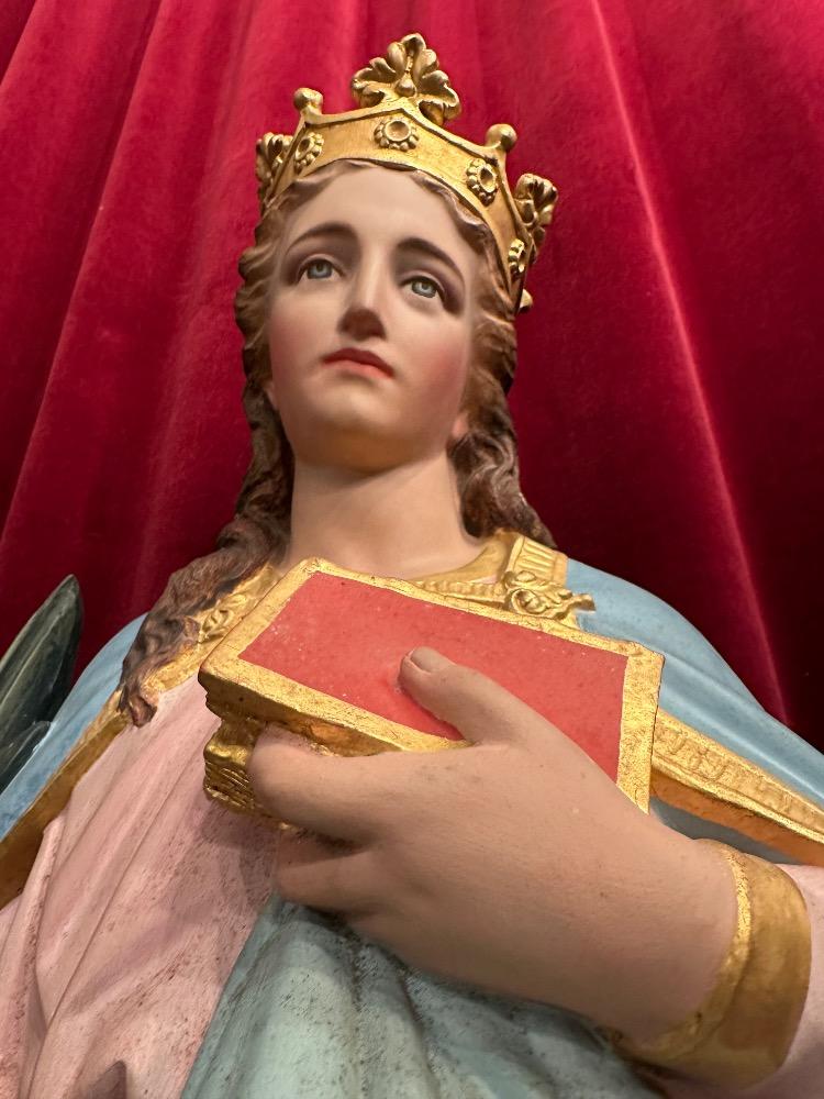 1 Gothic - Style St. Catherine Statue