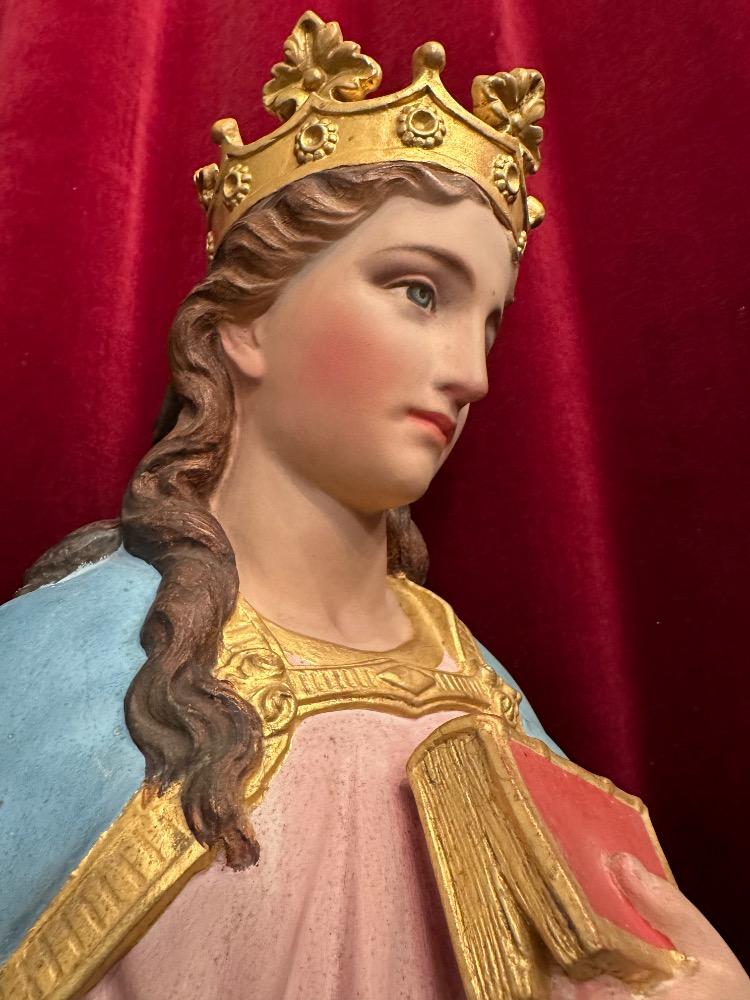 1 Gothic - Style St. Catherine Statue