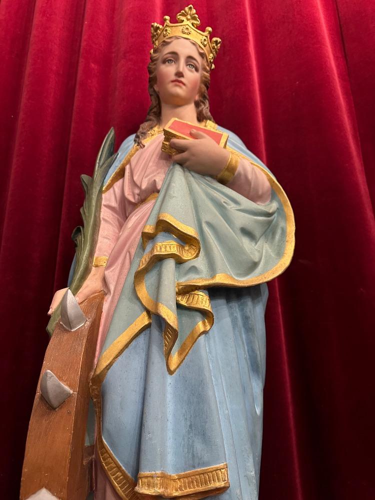 1 Gothic - Style St. Catherine Statue