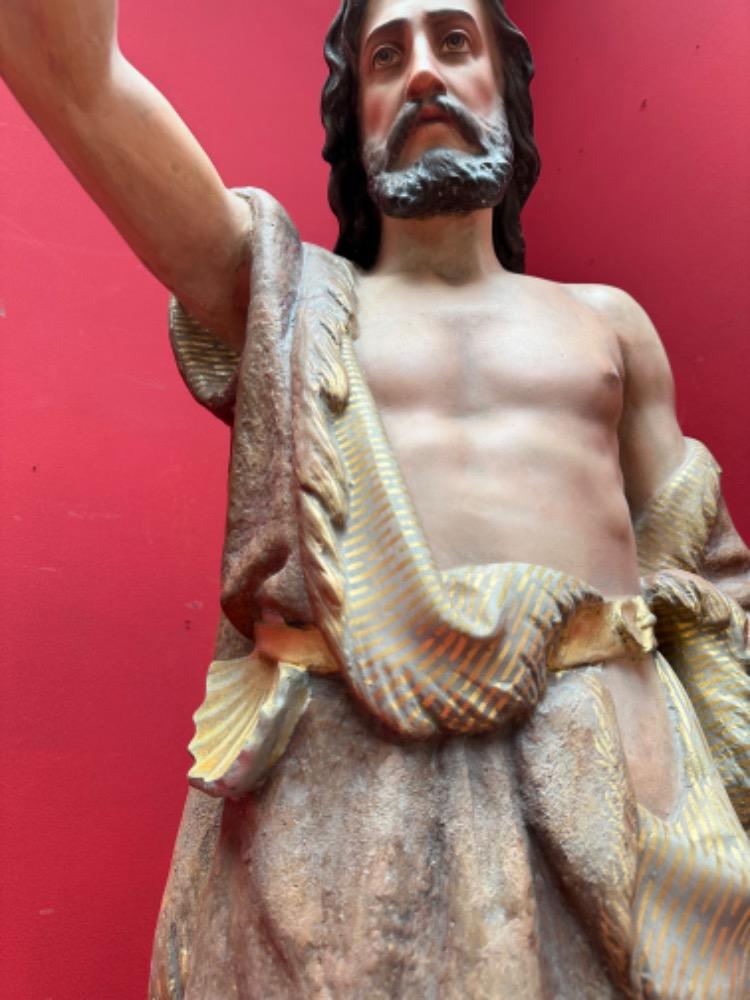 1 Gothic - Style St. John The Baptist Statue