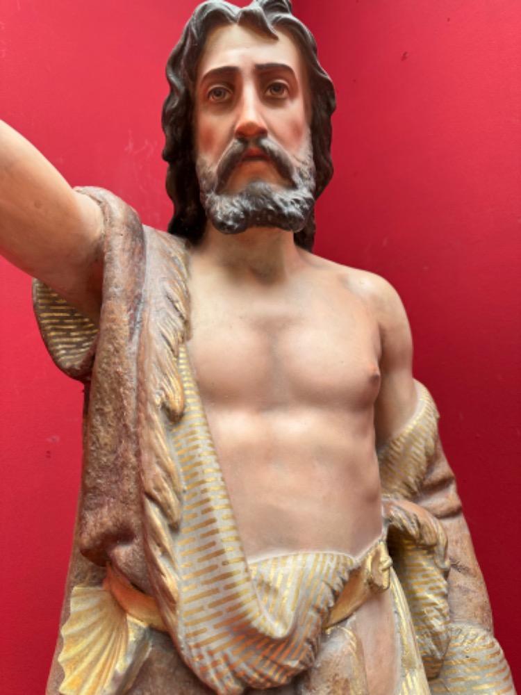 1 Gothic - Style St. John The Baptist Statue