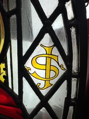 Stained Glass Window style Gothic - Style en Glass, 19 th century