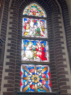Stained Glass Windows Expected !!!! style Gothic - style Netherlands  19 th century