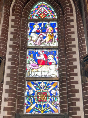 Stained Glass Windows Expected !!! style Gothic - style Netherlands  19 th century