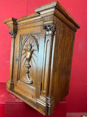 Tabernacle style Gothic - Style en Oak wood, Belgium  19 th century ( Anno 1885 )