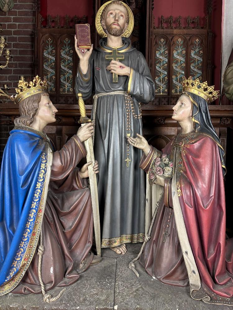 1 Gothic - Style The Third Order Scene Of St. Francis”, With St. Elisabeth And St. Louis