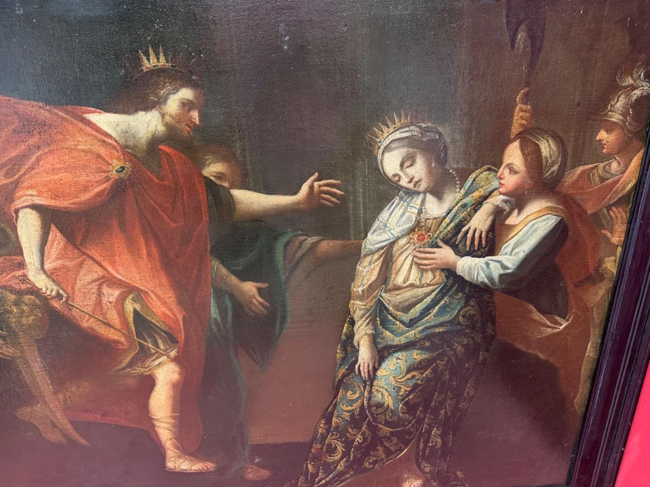 1  Painting King David Meeting Abigail