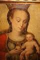 Painting Madonna With Child en Painted on wooden panel, Belgium 16 th century