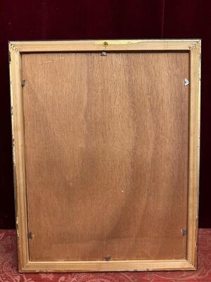 Painting St. Aloysius Of Gonzaga en Wooden Frame / Painted on Canvas, Dutch 19 th century ( Anno 1890 )