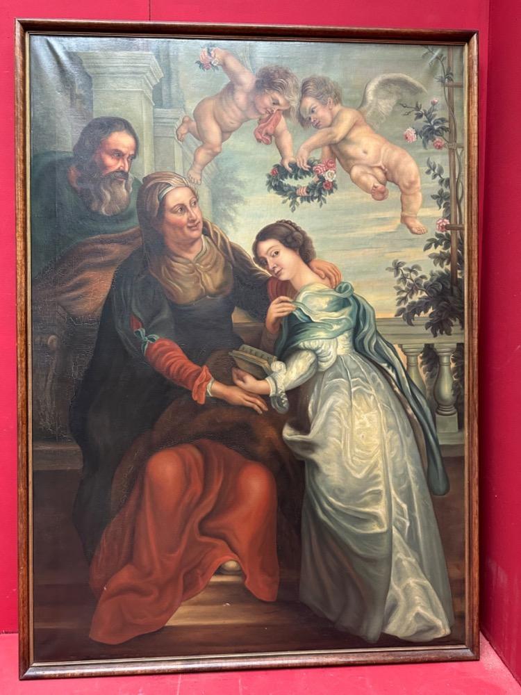 1  Painting: St. Ann & St. Mary With St. Joachim