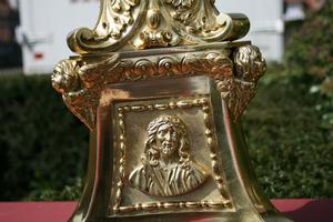 Pascal-Candlestick en Brass / Bronze , France 19 th century