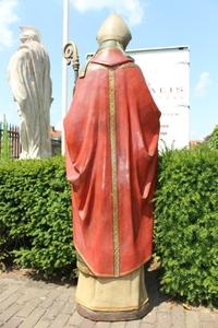 Religious Statue en Terra-Cotta polychrome, France 19th century