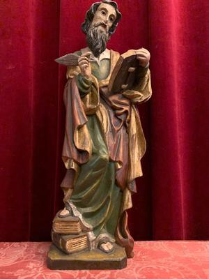 Religious Statue en wood polychrome, Southern Germany 20th century