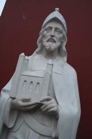 Religious Statue en Plaster, Dutch 19 th century