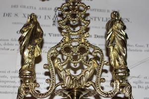 Reliquary en Brass / Bronze, Belgium 19th century