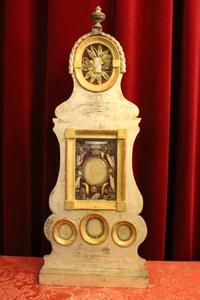 Reliquary en wood polychrome, Italy 18th century