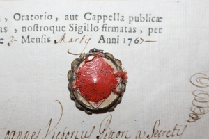 Reliquary Italy 18 th century (1767)