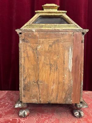 Reliquary - Relic  en Wood / Glass, Italy