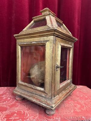 Reliquary - Relic  en Wood / Glass, Italy