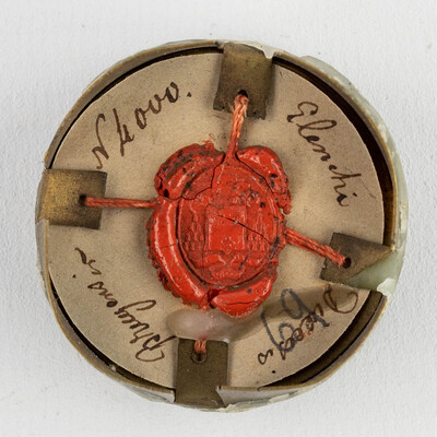 1  Reliquary - Relic Ex Tunica Sancti Francisci Assisiensus With Original Docment