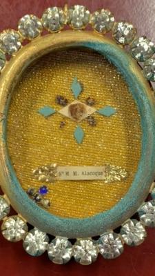 Reliquary - Relic Margareta Maria Alacoque Italy 19th century