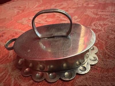 1  Reliquary - Relic Of The True Cross. Brass Cross Inside With Relic Of Ex Ligno S. Crucis Originally Sealed