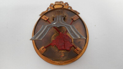Reliquary - Relic Relics :  Ex Veste, Ex Pulvinari, Ex Feretro. St. Theresia en Brass / Glass / Wax Seal, Belgium  19 th century