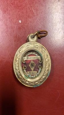 Reliquary - Relic St. Hieronymus Italy 18 th century