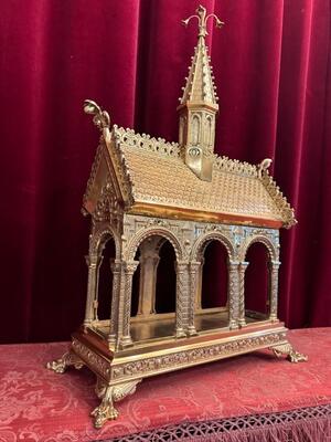 1 Romanesque - Style Exceptional Large Reliquary
