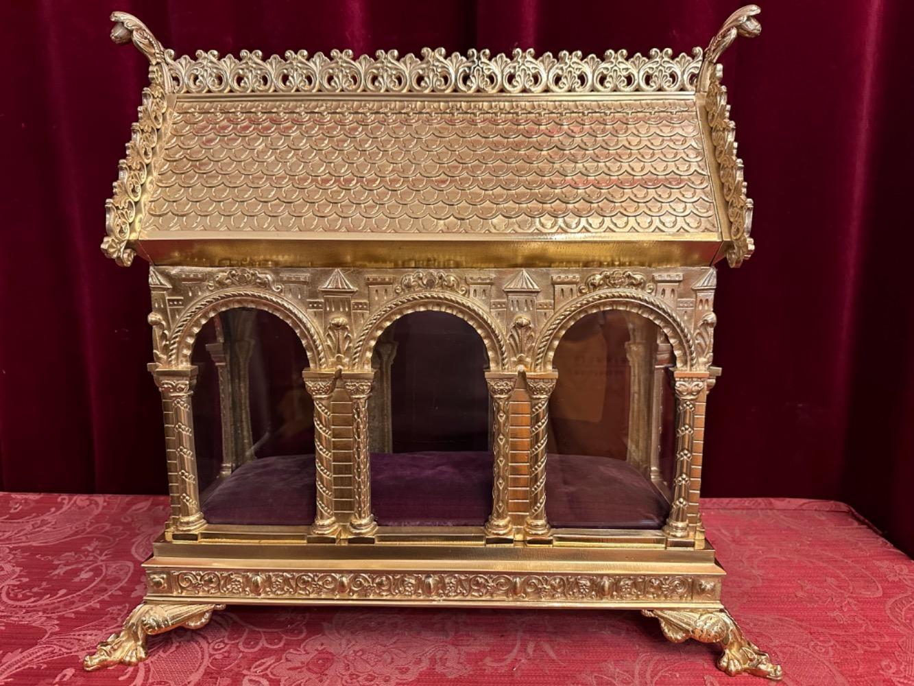 1 Romanesque - Style Large Reliquary