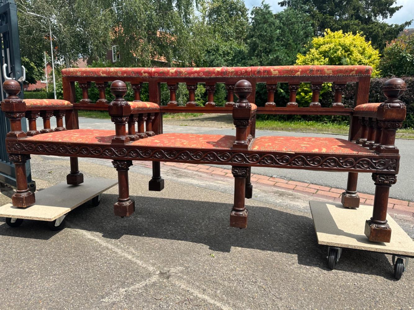 1 Romanesque - Style Very Rare Bench