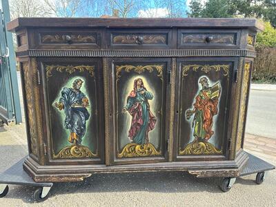 Sacristy Cabinet en Wood, Croatia 19 th century