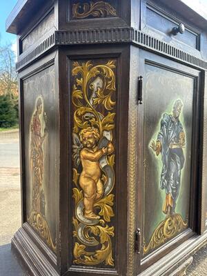 Sacristy Cabinet en Wood, Croatia 19 th century