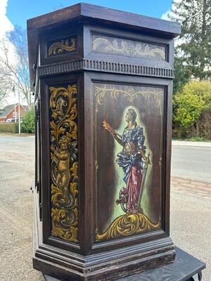 Sacristy Cabinet en Wood, Croatia 19 th century