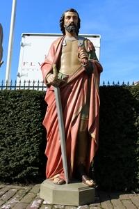 St. Donatus en Terra-Cotta polychrome, France 19th century