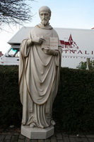 St. Ignatius Statue en terra - cotta , Belgium 19th century (1875)