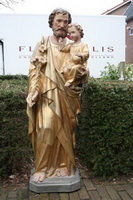 St. Joseph Statue en CARTONNIERE, France 19th century