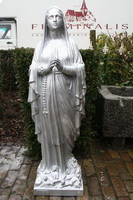St Mary Statue en CAST IRON, France 19th century
