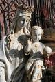 St. Mary Statue en CAST IRON, France 19th century